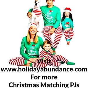 Christmas Holiday Matching Pajamas for the family!